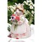 kevinsgiftshoppe Ceramic Bunny Rabbit Holding Rose Flowers Teapot Home Decor   Kitchen Decor Spring Decor Easter Decor